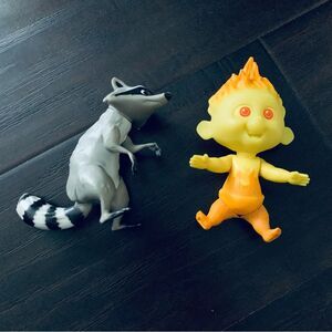 Disney Pixar Incredibles 2 Movie Jack-Jack vs Raccoon Action Figure Toys PlaySet